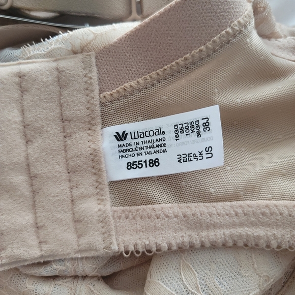 NWT Wacoal Retro Chic Full Figure Underwire Bra - Sz 38J US / 38GG UK - Picture 5 of 9